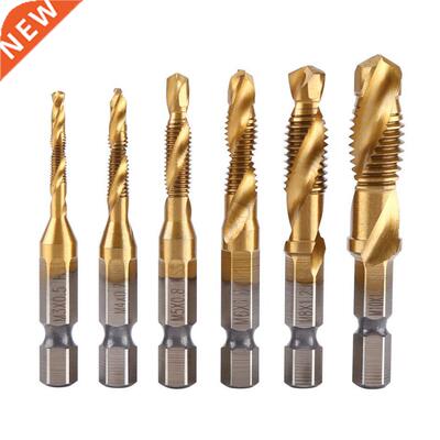 6PCS/Lot HSS Drill Bit Metric Thread M3 M4 M5 M6 M8 M10 Tita