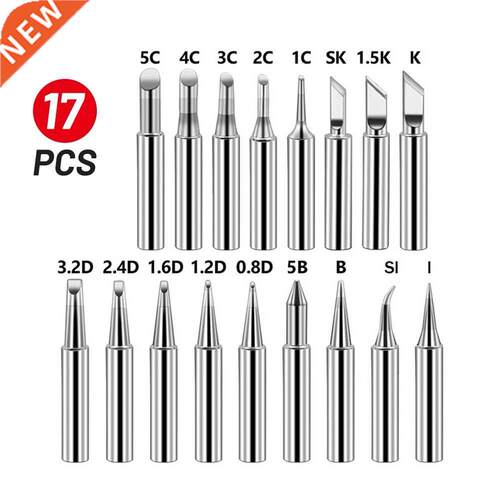 17Pcs Lead-Free Solderng ron Tp 900M-T For 936 937 938 96