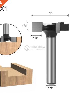 CNC Spboard Surfacing Router Bits, 1/4 inch 6mm Shank 1 inch