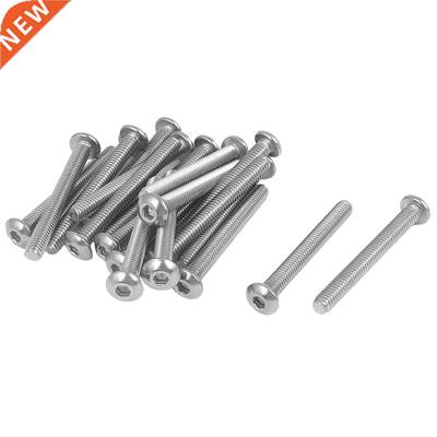 20PCS M4x35mm Hex Socket Screw Countersunk Round Head Bolts