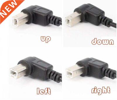 new 90 degree angle 3ft USB 2.0 A to usb2.0 B CABLE for prin