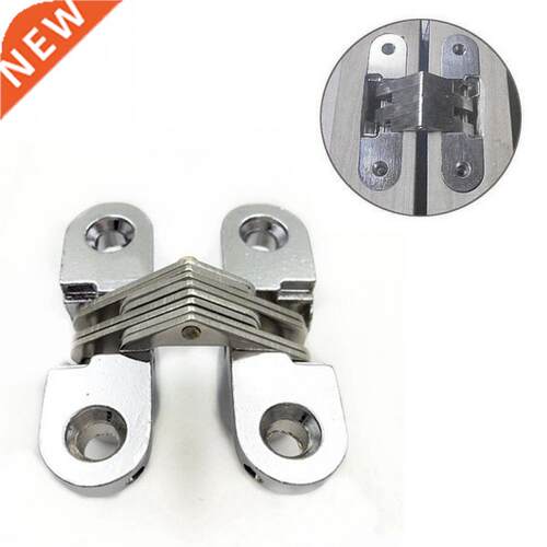 2pcs Hidden Hinge Invisible Hinges Concealed Barrel Wooden B