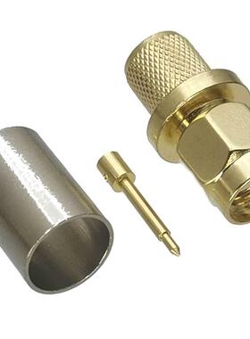 Connector SMA Male plug Crimp For RG5 RG6 5D-FB Cable 50ohm