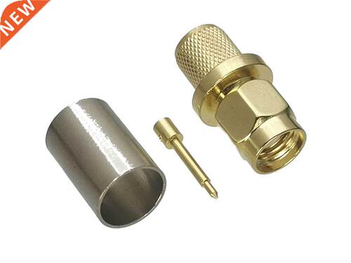 Connector SMA Male plug Crimp For RG5 RG6 5D-FB Cable 50ohm