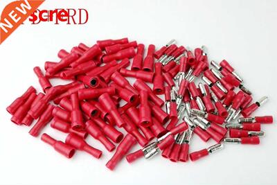 Red Bullet Type Female/Male Wire Splice Crimp Terminal L8 Pl