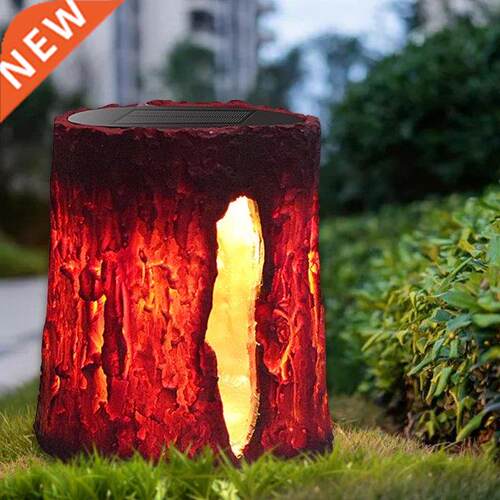 Fireplace LED Lantern Garden Lamp Flameless Night Lamp for R