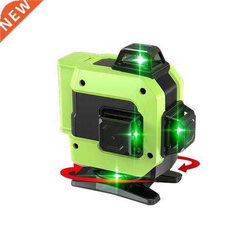 16/12 Lines 4/3D Laser Level 360 Rotatable Base Horizontal a