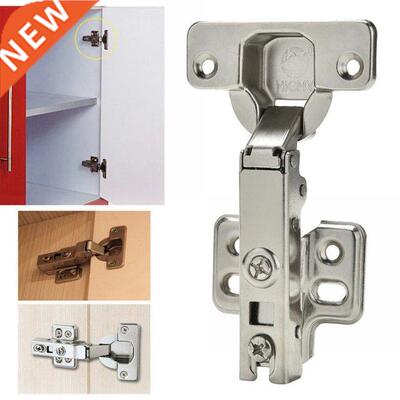 1pc Hinge Stainless Steel Hydraulic Cabinet Door Hinges Damp