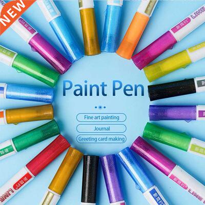 Double Line Outline Metallic Markers Magic Shimmer Paint Pen