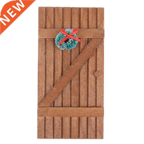 External Door Dollhouse miniature wood 1/12 scale