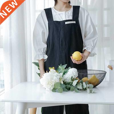 New Apron Cotton Linen Denim Printing Brief Adult Apron