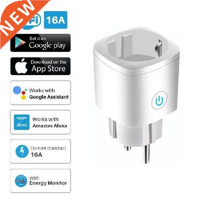 Smart Plug WiFi Socket EU 16A Power Monitor Timing Function