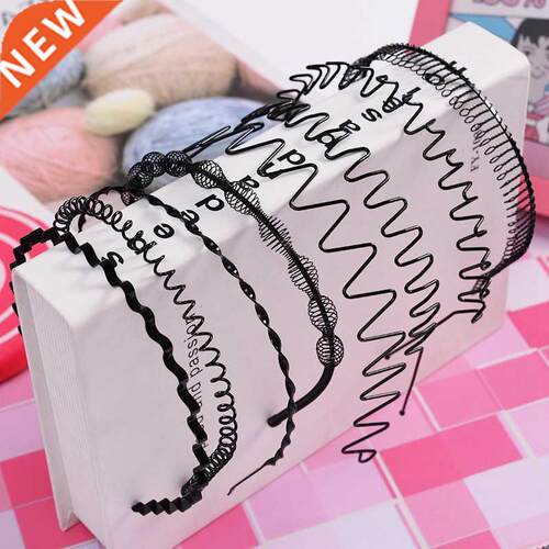 1 Pc Fashion Wave Mens Women Unisex Black Wavy Hair Head Hoo