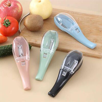 Plastic Fruit Peeler with Container Multi-functional Potato