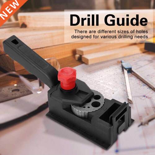 Woodworking Drill Guide Wood Dowel Straight Hole Drilling Gu
