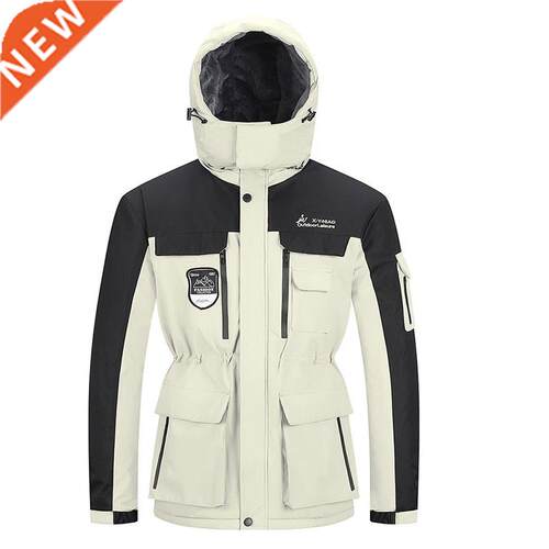 Waterproof Thick Warm Winter Men's Fleece Jacket Large Size
