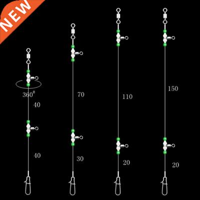 1 Group Fishing Tackle Line Swivels Night Luminous Beads Pin