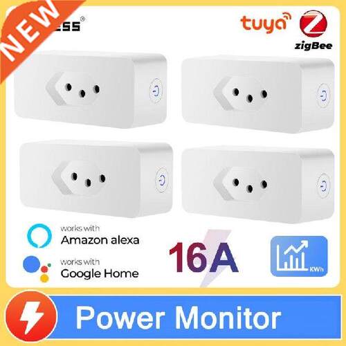 16A Zigbee Smart Plug Socket With Power Energy Monitor