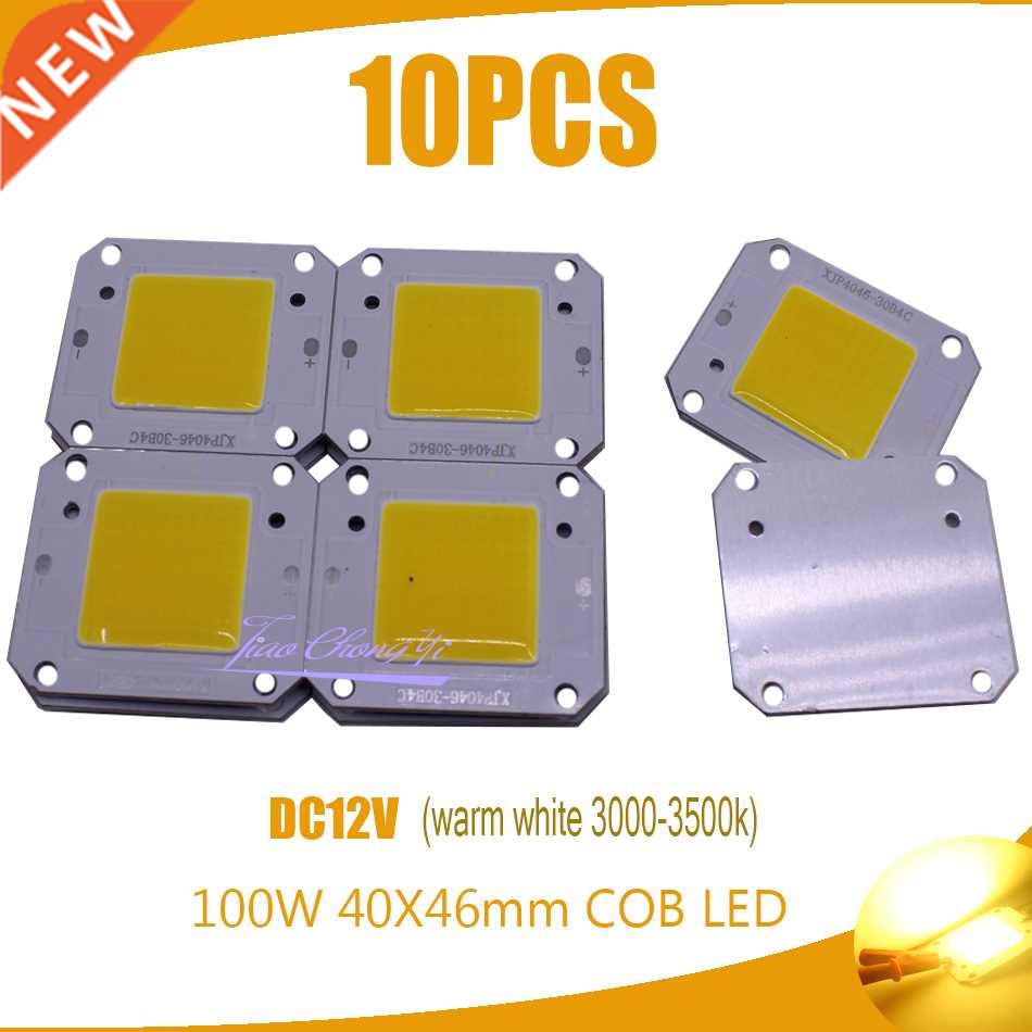 100W 40x46mm COB LED Chip warm white 3000-3500k 100LM/W LED
