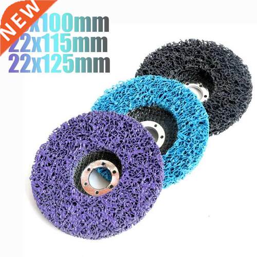 1~5pcs 16 22mm Poly Strip Disc Abrasive Wheel Paint Rust Rem