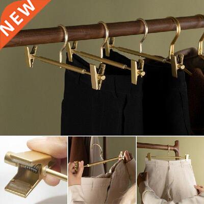 Aluminium Alloy Trouser Hanger With Clip Multifunction