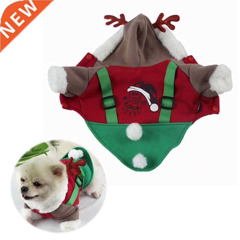 Warm Pet Puppy Clothes Christmas Halloween Cosplay Funny