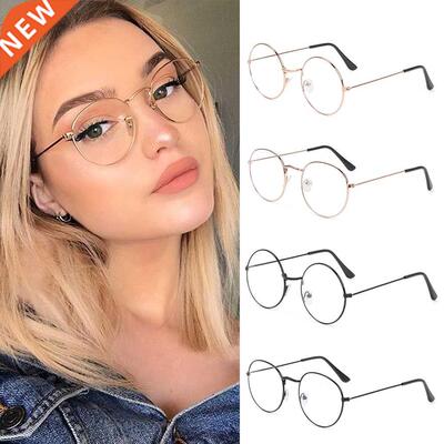 Ultralight Metal Anti Blue Light Glasses Women Men Vintage R