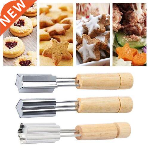 3Pcs  Flower Shape Fruit Vegetable Cutters Set Cake