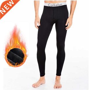 leggi underwear johns men thin Long keep thermal fleece warm