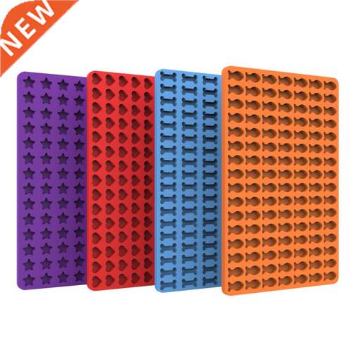 Mini Heart Bone Fish Mold Silicone Ice Cube Tray