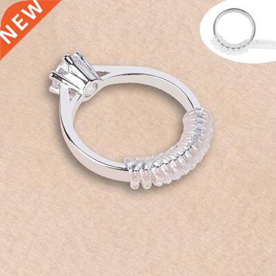 4pcs Vintage Spiral Based Ring Size Adjuster Shell hard Guar