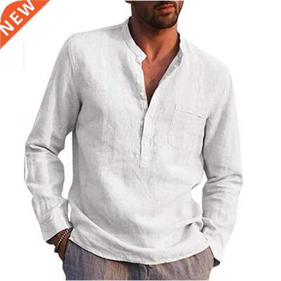 100% Cotton Line Hot Sale Men's Long-Sleeved Shirts