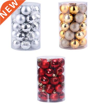 4Pcs Christmas Tree Ball Sets 6Cm Christmas Decorations Wed