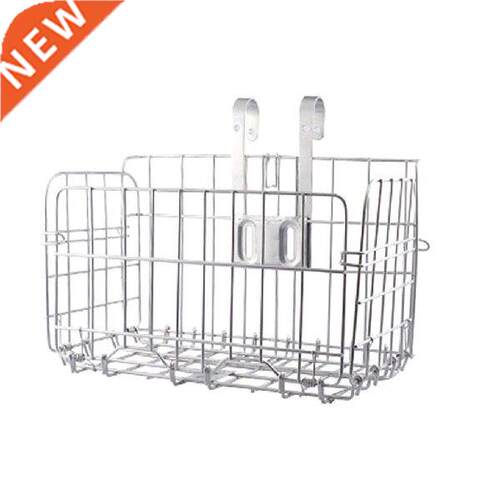 Foldable Bike Basket Bicycle Handlebar Front Rear Bag Metal
