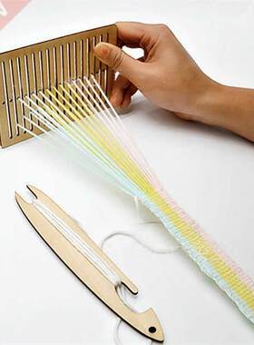 2pcs/Set Wooden Weaving Looms Kit  Multifunctional Woven