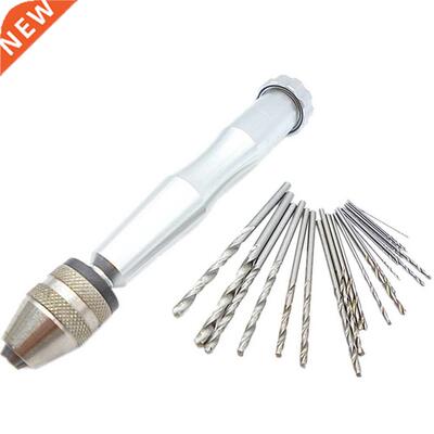 25pcs 0.5mm-3mm Micro Hss Mini Twist Drill Bits + Chuck Ambe