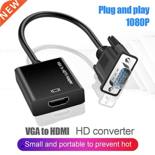 HD 1080P VG to HI-comptible Converter dpter Output for
