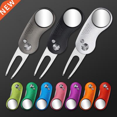 Foldable Golf Pitch Fork Golf High Precise Folding Mini Pitc