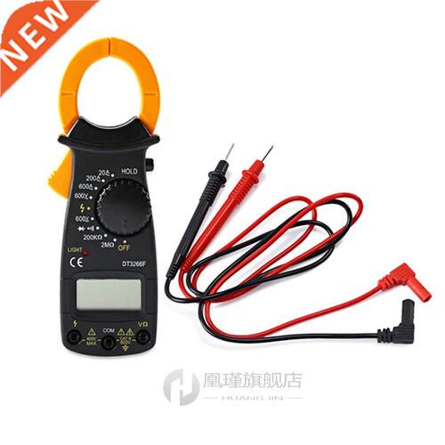 DT-266 Digital Amper Clamp Meter Multimeter NCV Current Clam
