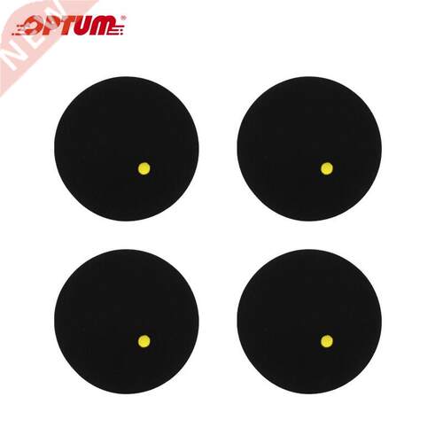 4pcs/12pcs/30pcs Matkot Ball Squash Ball One Yellow Dots Lo