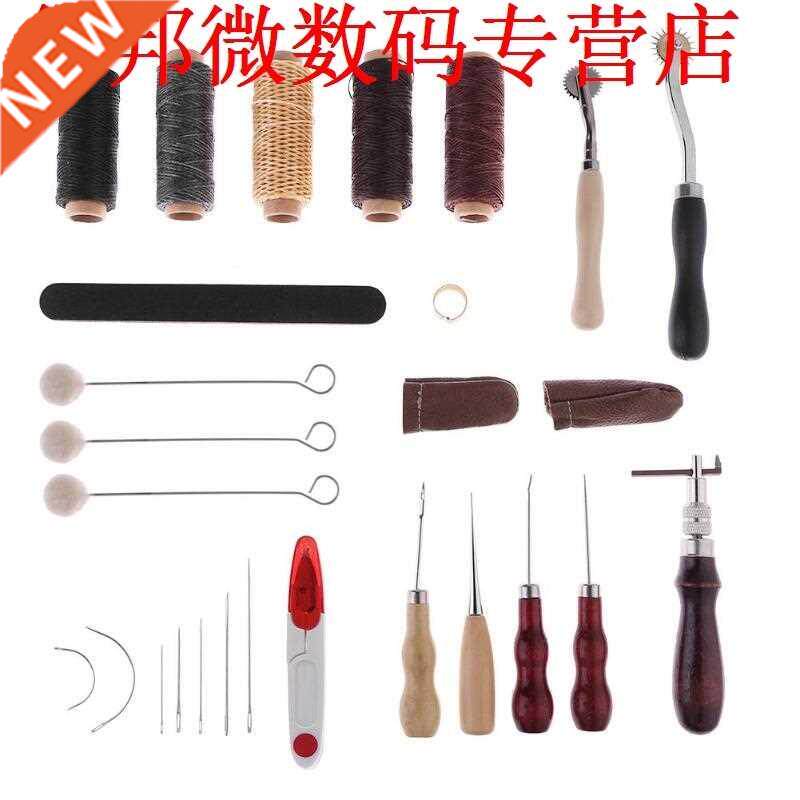 27pcs  Carving Naaien Zadel Groover Lederen Craft Stiksel