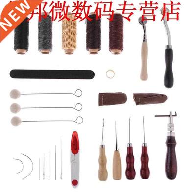 27pcs  Carving Naaien Zadel Groover Lederen Craft Stiksel