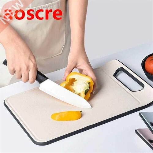 1PCS Cutting Board Wheat Straw Vegetable Meat Chopping Board