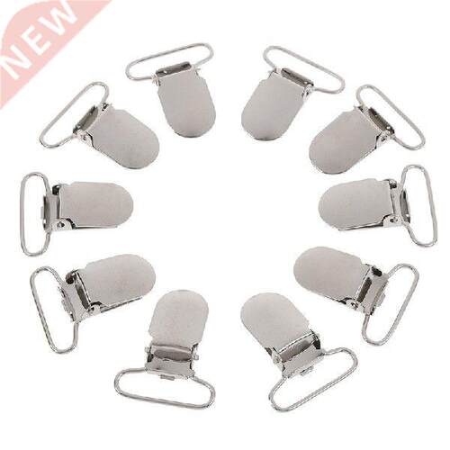 10pcs/pack T Type Pacifier Suspender Iron Holder Buckle