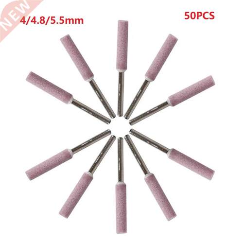 50Pcs Diond Coated Chainsaw Sharpener 4/4.8/5.5mm Cylindri