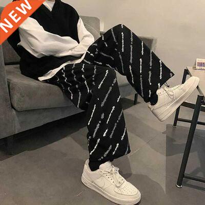 Sreetwear Wide Oversize Pants Men Harajuku Casual Sport Swea