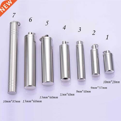 Stainless Steel Bottle Cremation jewelry Cylinder Tube Ash U