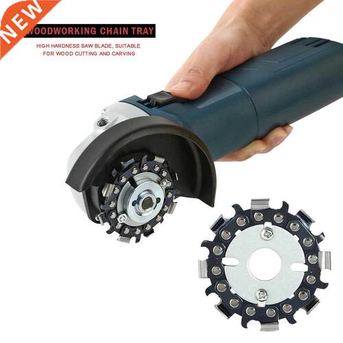 Round Angle Grinder Disc Slotted 8 Teeth Fine Cut Chain Wood