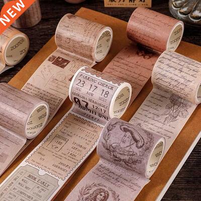 Retro Washi Tape Set 5cm*m Decorative Masking Tape for