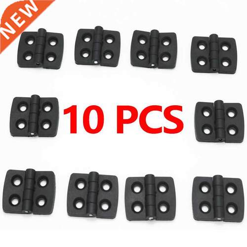 10PCS Small Hinges Black Mini Plastic Door Bearing Butt Cab